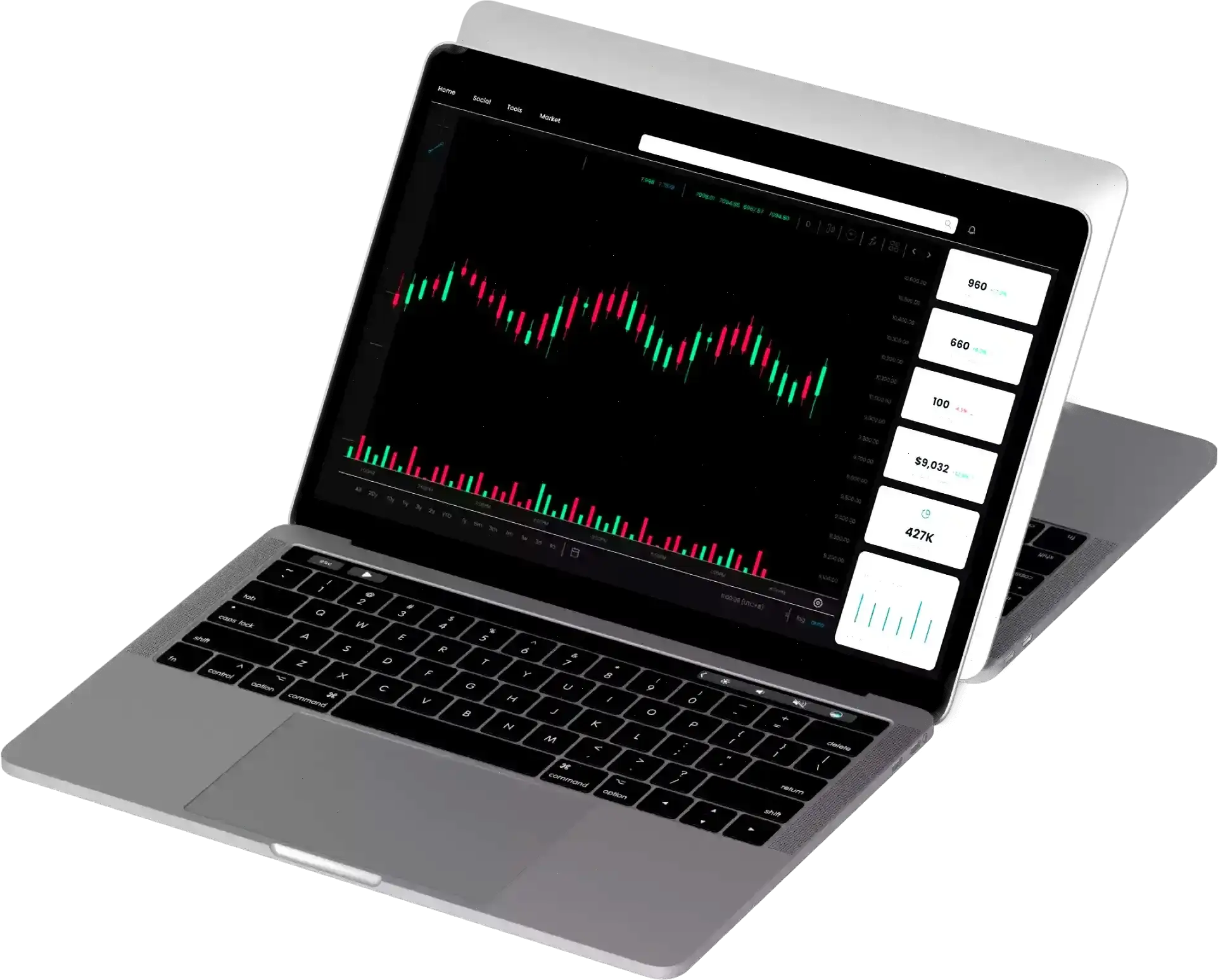 Laptop — Campo Borsante piattaforma crypto